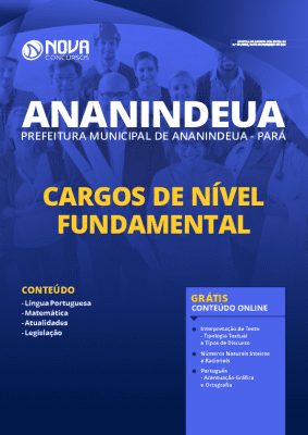 Apostila Concurso Prefeitura de Ananindeua 2020 Nível Fundamental Grátis Cursos Online