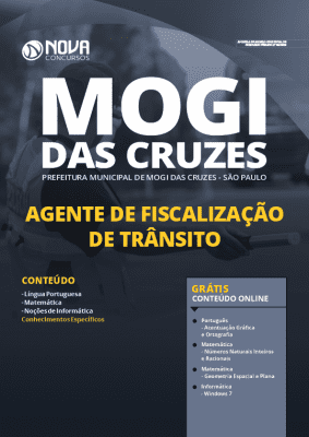 Apostila Concurso Prefeitura de Mogi das Cruzes 2020 Agente de Fiscalização de Trânsito Grátis Cursos Online