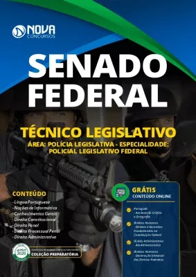 Apostila Concurso Senado Federal 2020 Grátis Cursos Online Técnico Legislativo Área Polícia Legislativa