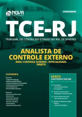 Apostila Concurso TCE RJ 2020 Analista em Direito Grátis Cursos Online