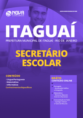 Apostila Prefeitura de Itaguaí 2020 Secretário Escolar Grátis Cursos Online