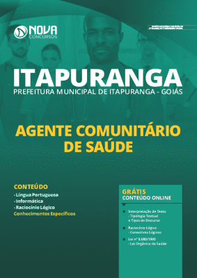 Apostila Prefeitura de Itapuranga GO 2020 Agente Comunitário de Saúde Grátis Cursos Online
