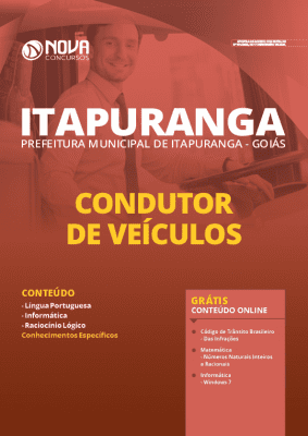 Apostila Prefeitura de Itapuranga GO 2020 Condutor de Veículos Grátis Cursos Online