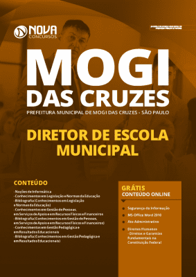 Apostila Prefeitura de Mogi das Cruzes 2020 Diretor Grátis Cursos Online