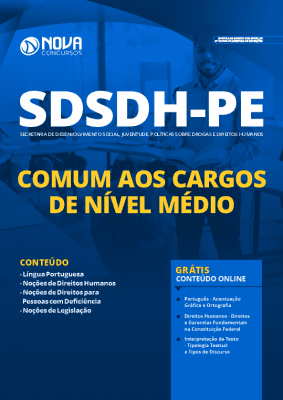 Apostila Prefeitura do Recife 2020 Nível Médio Grátis Cursos Online