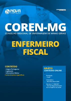Apostila Concurso COREN MG 2020 Enfermeiro Fiscal Grátis Cursos Online