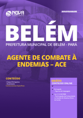 Apostila Concurso Prefeitura de Belém 2020 Agente de Combate às Endemias Grátis Cursos Online