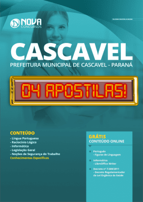 Apostila Concurso Prefeitura de Cascavel 2020 Grátis Cursos Online