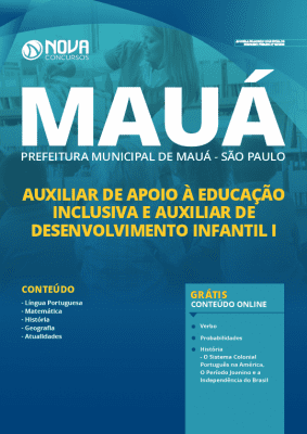 Apostila Prefeitura de Mauá SP 2020 Auxiliar Grátis Cursos Online