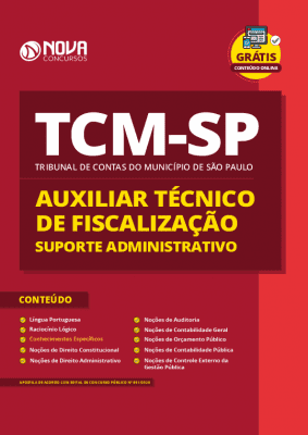 Apostila TCM SP 2020 Impressa e PDF Grátis Cursos Online