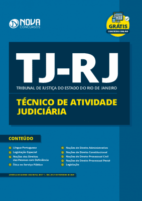 Apostila Concurso TJ RJ 2020 Técnico Judiciário PDF Impressa