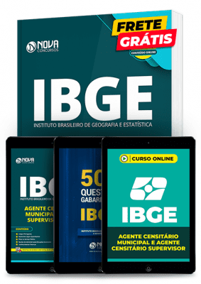 Kit de Estudos de Agente Censitário do IBGE 2020 Completo