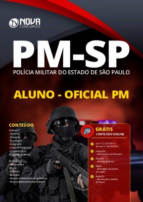 Apostila Polícia Militar SP 2020 Impressa e PDF Grátis Cursos Online