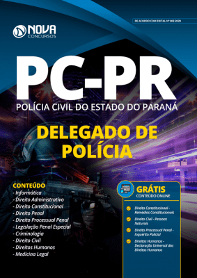 Apostila Delegado Polícia Civil PR 2020 PDF e Impressa