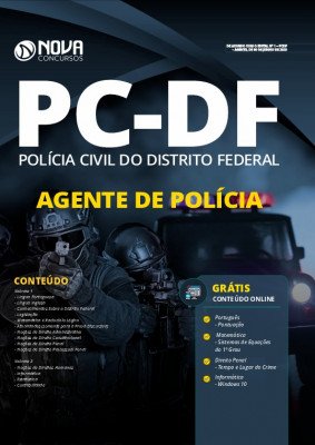 Apostila Concurso PC DF 2020 Impressa e PDF Grátis Cursos Online