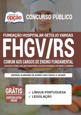 Apostila FHGV RS 2020 PDF e Impressa Cargos de Ensino Fundamental