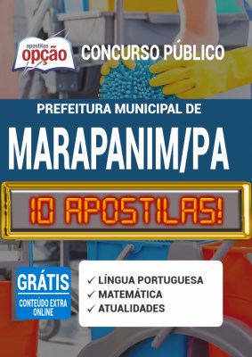 Apostila Concurso Prefeitura de Marapanim PA 2020 PDF Impressa