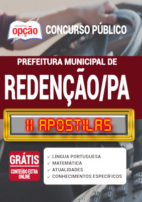 Apostila Concurso Prefeitura de Redenção PA 2020 PDF e Impressa