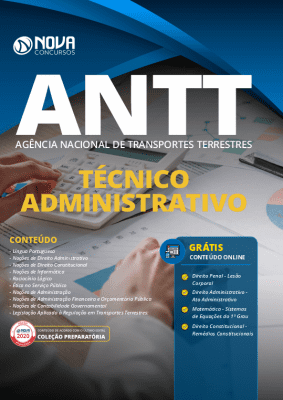 Apostila Concurso ANTT 2020 Grátis Cursos Online Técnico Administrativo