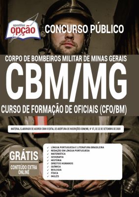 Apostila Concurso Bombeiro MG 2020 PDF Download e Impressa