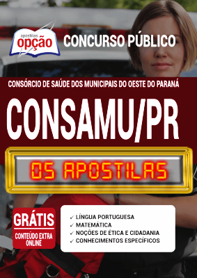 Apostila Concurso CONSAMU PR 2020 PDF Download e Impressa