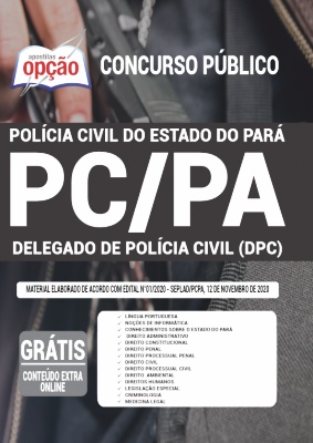 Apostila Concurso PC PA 2020 Delegado PDF e Impressa