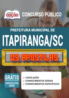 Apostila Concurso Prefeitura de Itapiranga SC 2020 PDF e Impressa