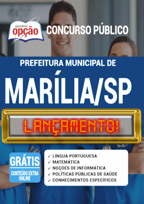 Apostila Marília SP 2020 PDF Impressa Concursos Públicos