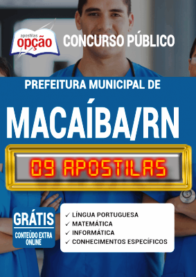 Apostila Prefeitura de Macaíba RN 2020 PDF e Impressa