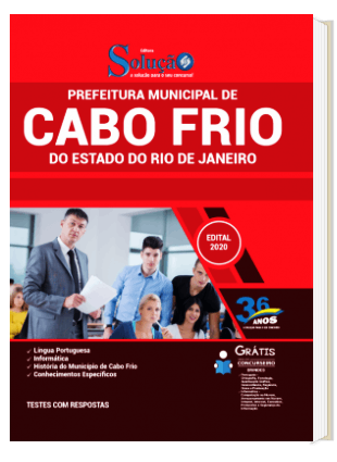 Apostila Concurso Cabo Frio 2020 PDF Download e Impressa