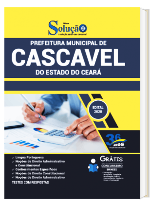 Apostila Prefeitura de Cascavel CE 2021 PDF e Impressa