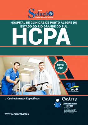 Apostila Concurso Hospital de Clínicas 2021 PDF e Impressa Editora Solução