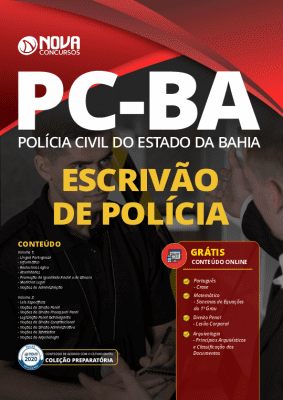 Apostila Concurso PC BA 2021 Grátis Cursos Online Escrivão de Polícia