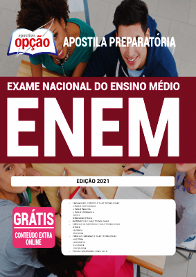 Apostila para estudar para o Enem 2021 PDF e Impressa Editora Opção