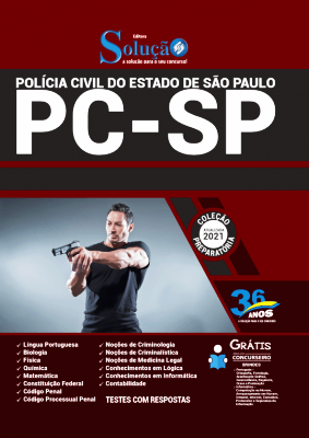 Apostila Polícia Civil SP 2021 Editora Solução
