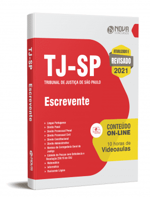 Apostila Concurso TJ SP 2021 PDF e Impressa Escrevente Técnico Judiciário