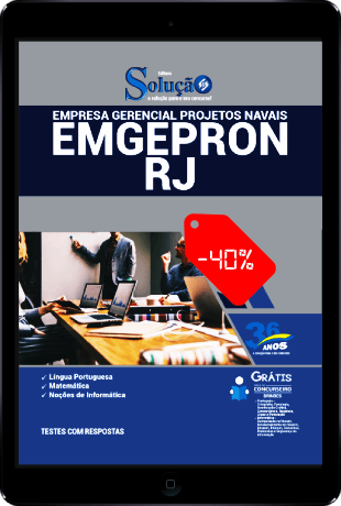 Apostila EMGEPRON RJ 2021 PDF Concurso EMGEPRON 2021