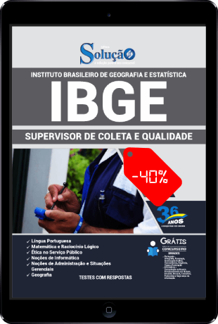 Apostila IBGE 2021 Supervisor de Coleta e Qualidade PDF Download