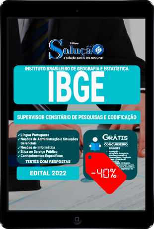 Apostila IBGE 2022 Supervisor Censitário PDF Download