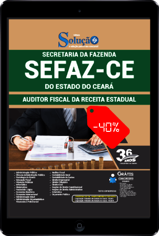 Apostila Concurso SEFAZ CE 2021 PDF Download Grátis Auditor Fiscal