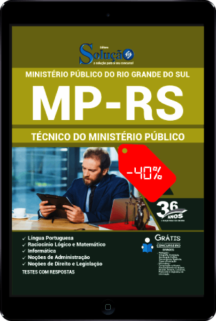 Apostila MP RS 2021 PDF Técnico MP RS 2021