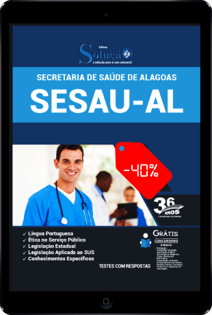 Apostila Concurso SESAU AL 2021 PDF Download e Impressa