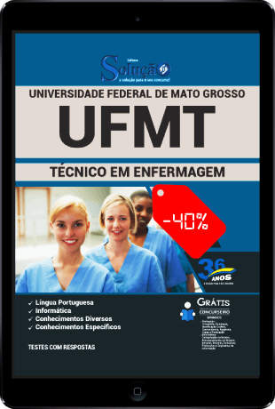 Apostila Concurso UFMT 2021 PDF Grátis Técnico em Enfermagem