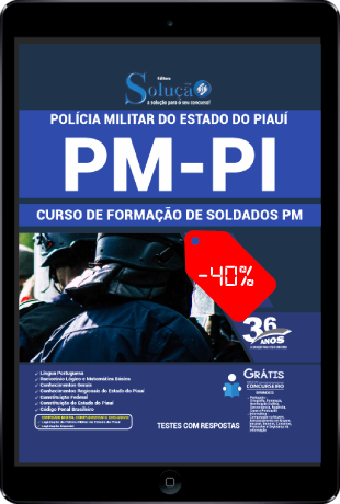 Apostila Soldado PM PI 2021 PDF Download Grátis