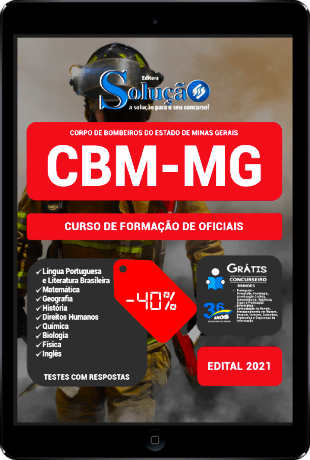 Apostila Bombeiro Militar MG 2021 PDF Grátis Oficial CBM MG 2022
