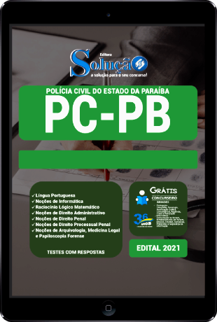 Apostila Concurso PC PB 2021 PDF Grátis Cursos Online