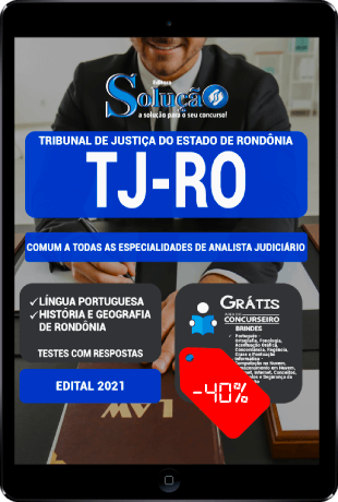 Apostila TJ RO 2021 PDF Download Concurso Analista Judiciário