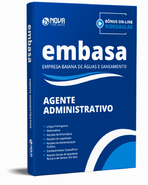 Apostila Concurso EMBASA 2021 PDF Download Agente Administrativo