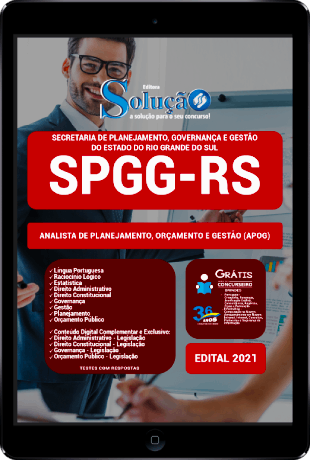Apostila SPGG RS 2021 PDF Concurso Analista PDF Download