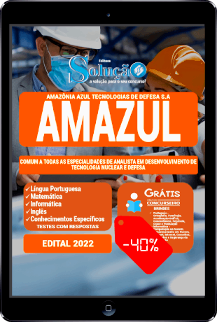 Apostila AMAZUL 2022 PDF Download Analista em Desenvolvimento